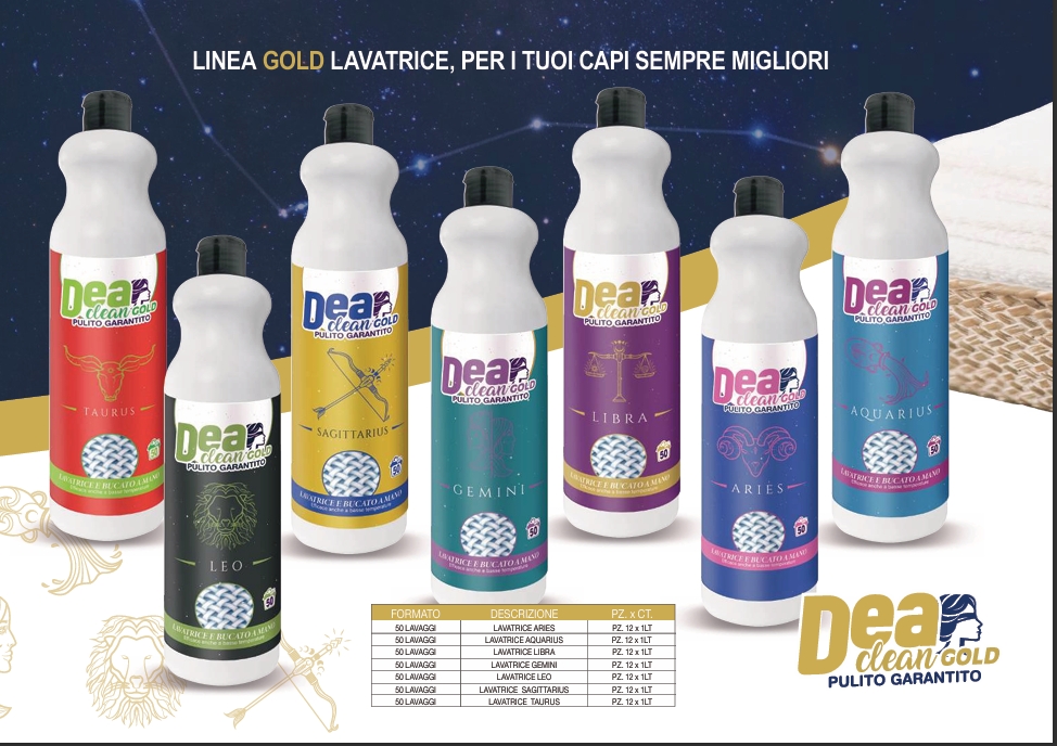 Detersivo lavatrice deaclen gold
