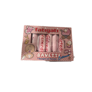 7 bavaglini per neonato fatigati