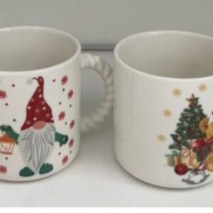 Tazze per colazione a tema Natale