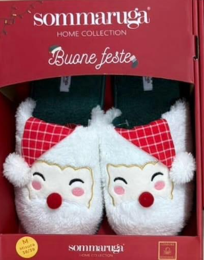 Pantofole Natalizie con Babbo Natale - immagine 3