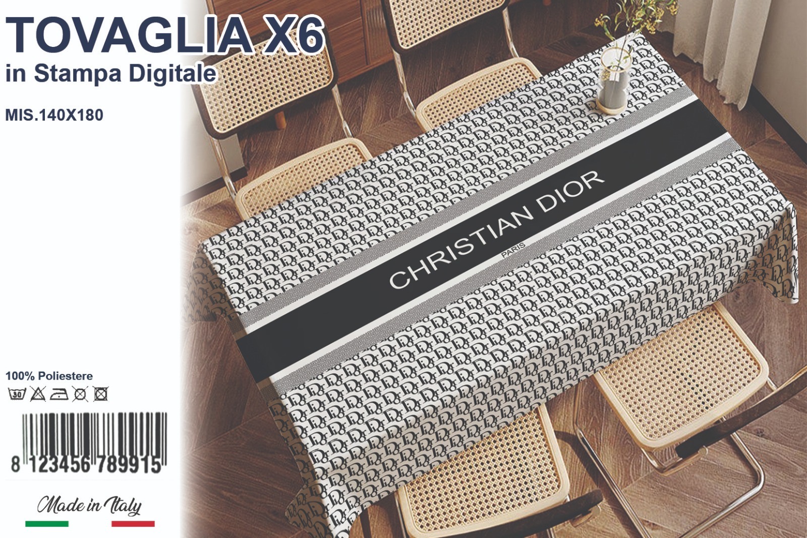 Tovaglia da 6 in stampa digitale - immagine 3