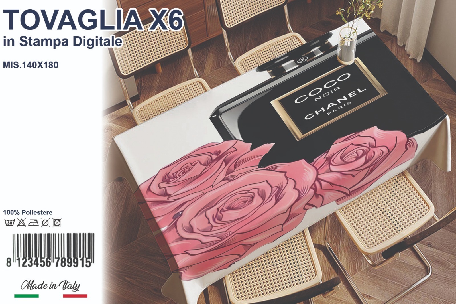 Tovaglia da 6 in stampa digitale - immagine 4