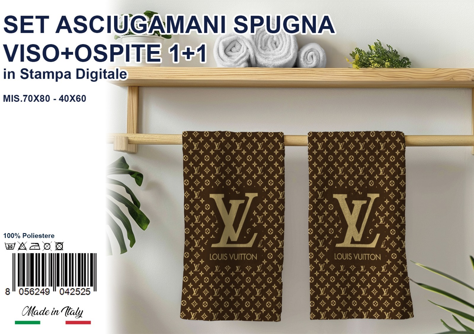 Set Asciugamani Imitazione - immagine 2