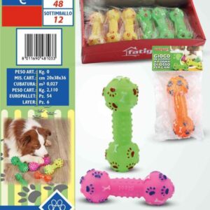 Gioco a Forma di Ossa in gomma x cani